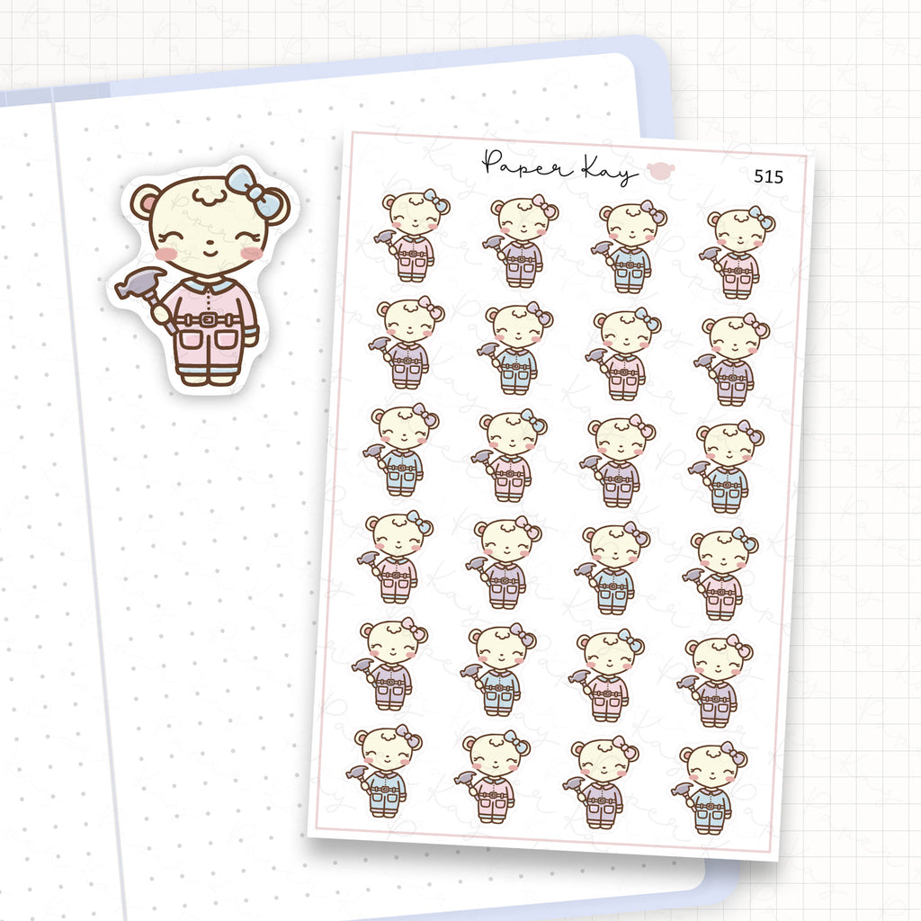 Hammer/Fix/DIY Sticker Sheet