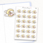 Sleeping in the Clouds Sticker Sheet