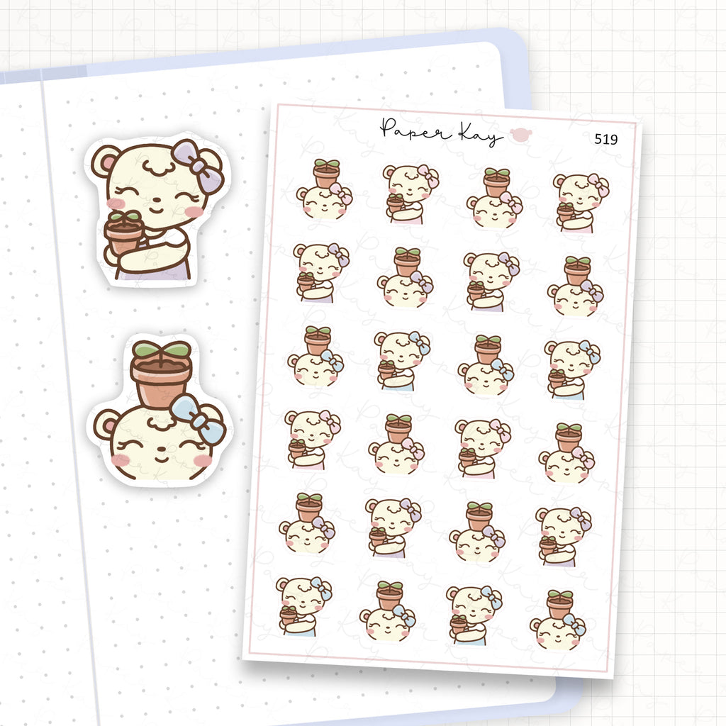 Potted Plant Sticker Sheet