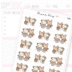 Dot the Bear Meal with Friends Sticker Sheet