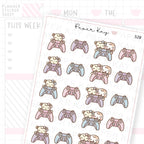 Dot the Bear Game Controller Sticker Sheet