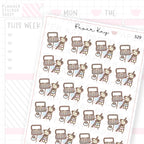 Water Colouring Sticker Sheet