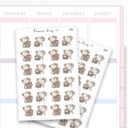 Sticker sheet product measurement.