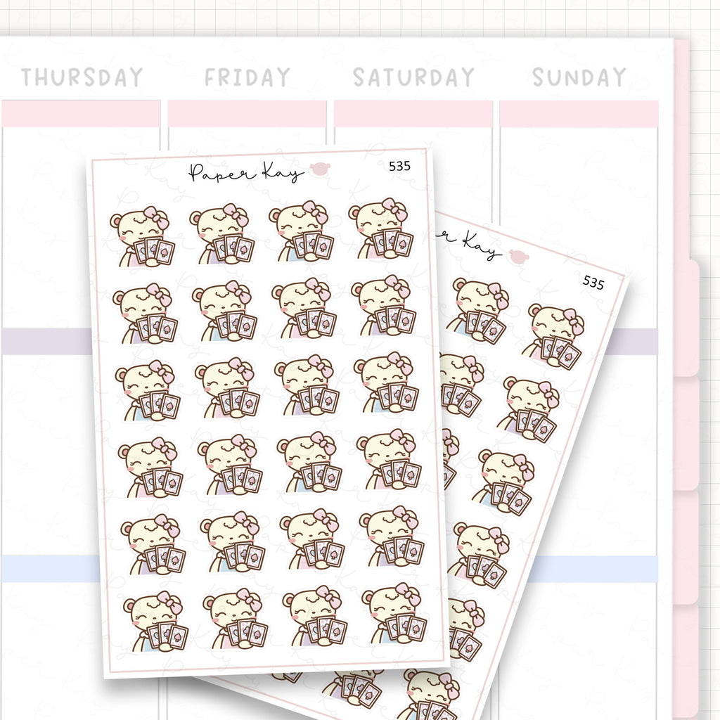 Sticker sheet product measurement.