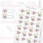 Stabbed in the Back Sticker Sheet