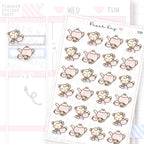 Herbal / Floral Tea Sticker Sheet