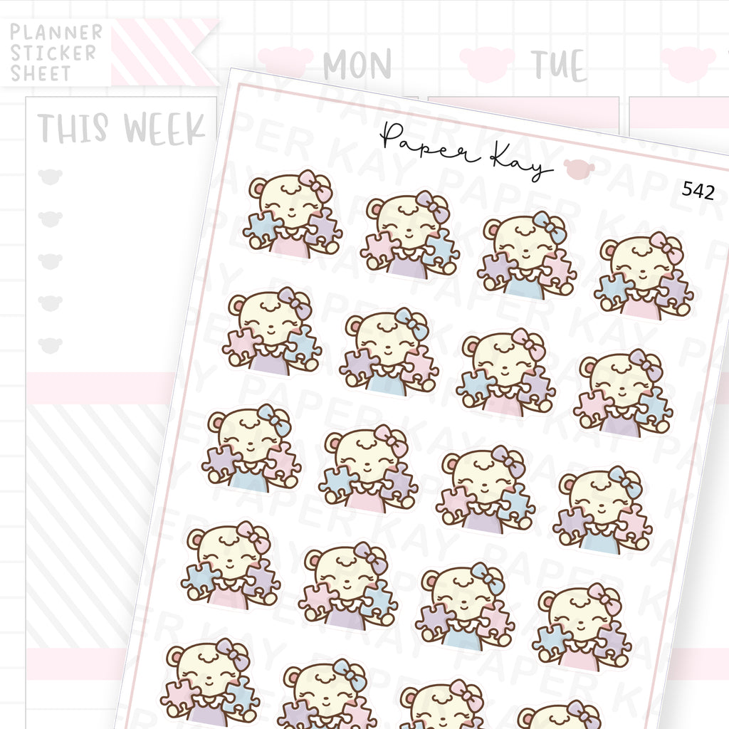 Puzzle Sticker Sheet