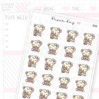 Colouring Crayon Sticker Sheet