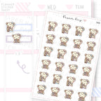 Colouring Crayon Sticker Sheet