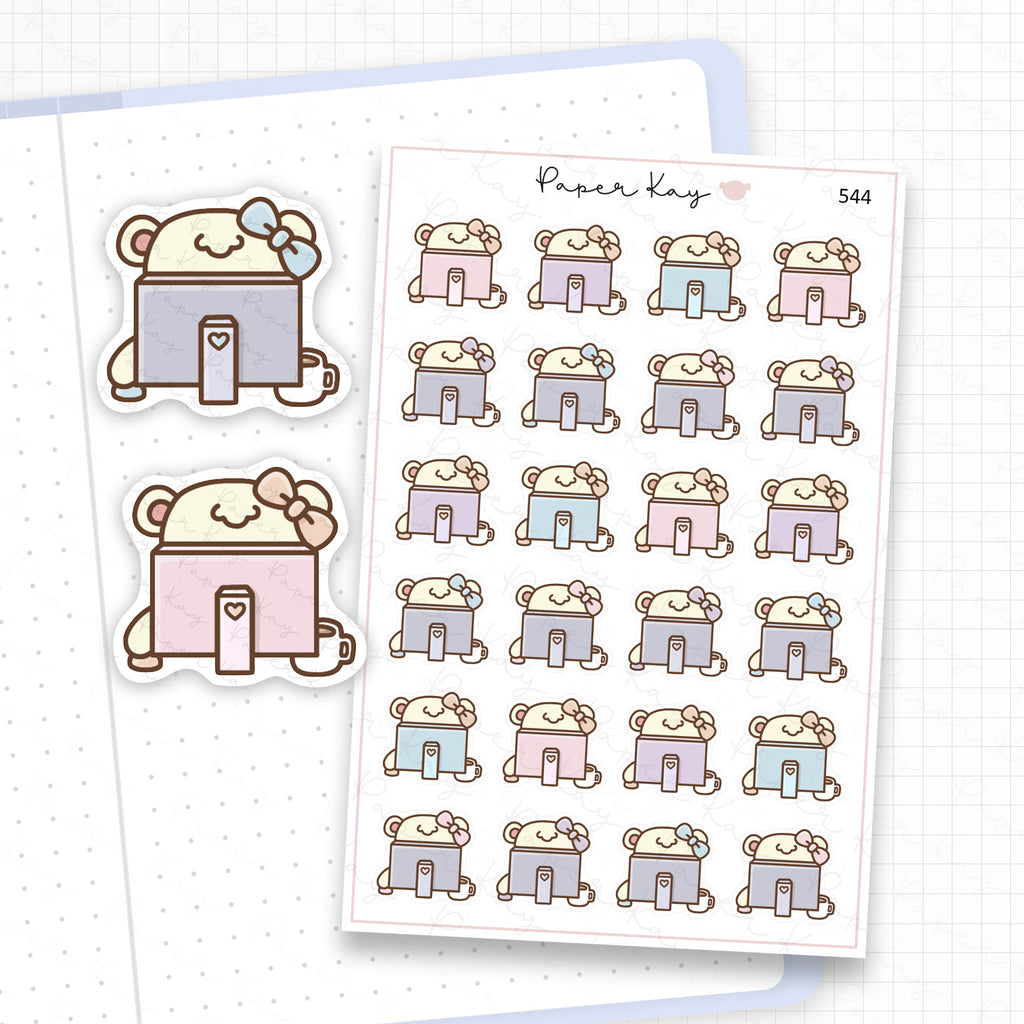 Zoomed in image of the doodles from a character planner sticker sheet.
