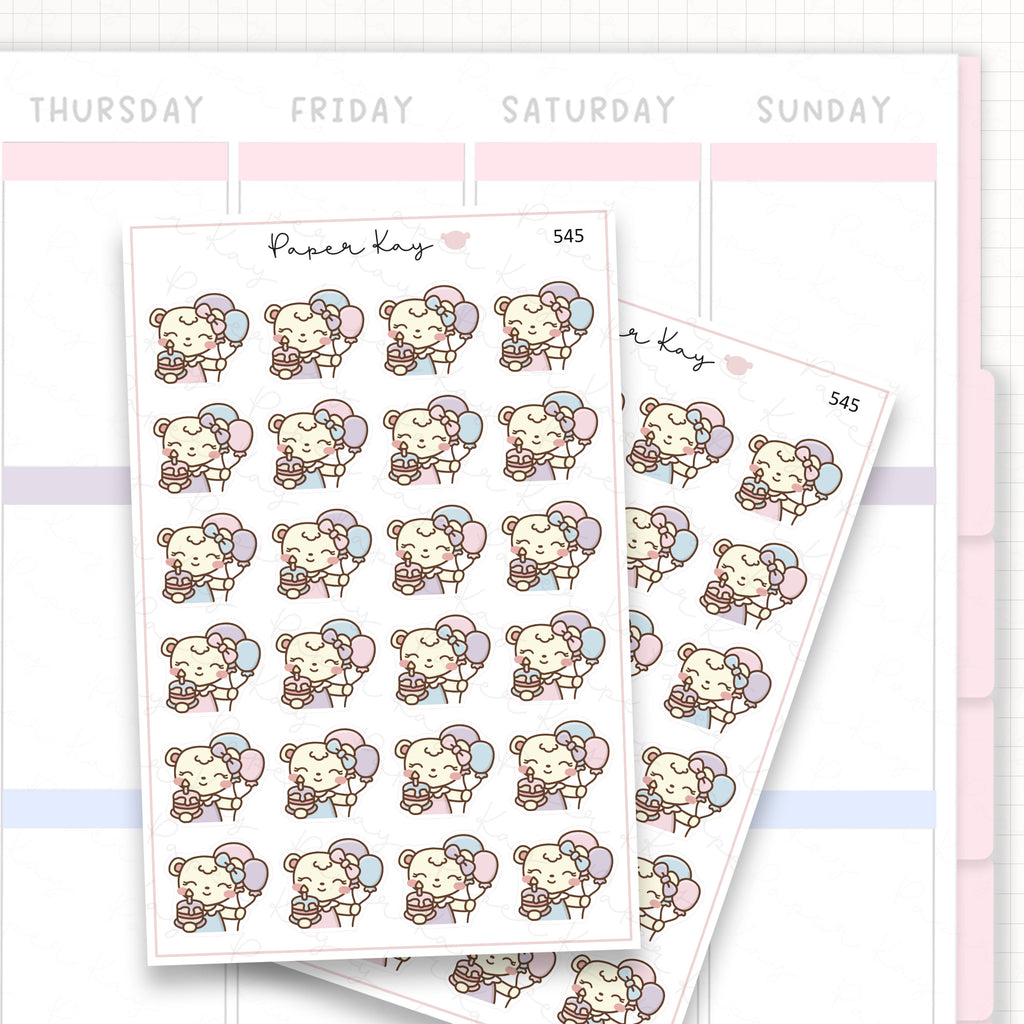 Sticker sheet product measurement.