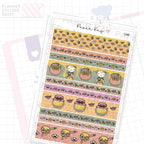 Sweet as Honey Washi Strip Sticker Sheet
