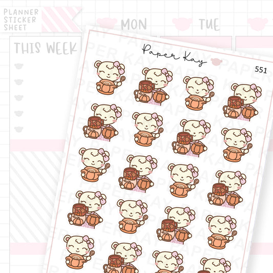 Pumpkin Soup and Pumpkin Mugs Sticker Sheet