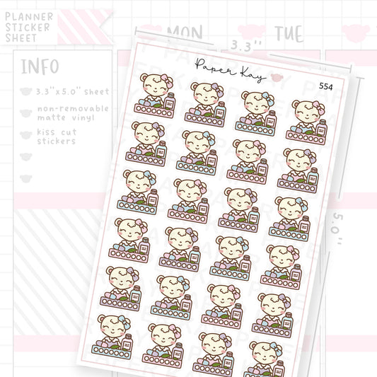 DTB Vitamin/Supplement Tablet Tracker Sticker Sheet