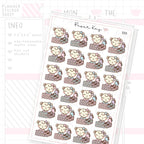 DTB Workout Tracker Sticker Sheet