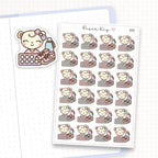 Zoomed in image of the doodles from a character planner sticker sheet.