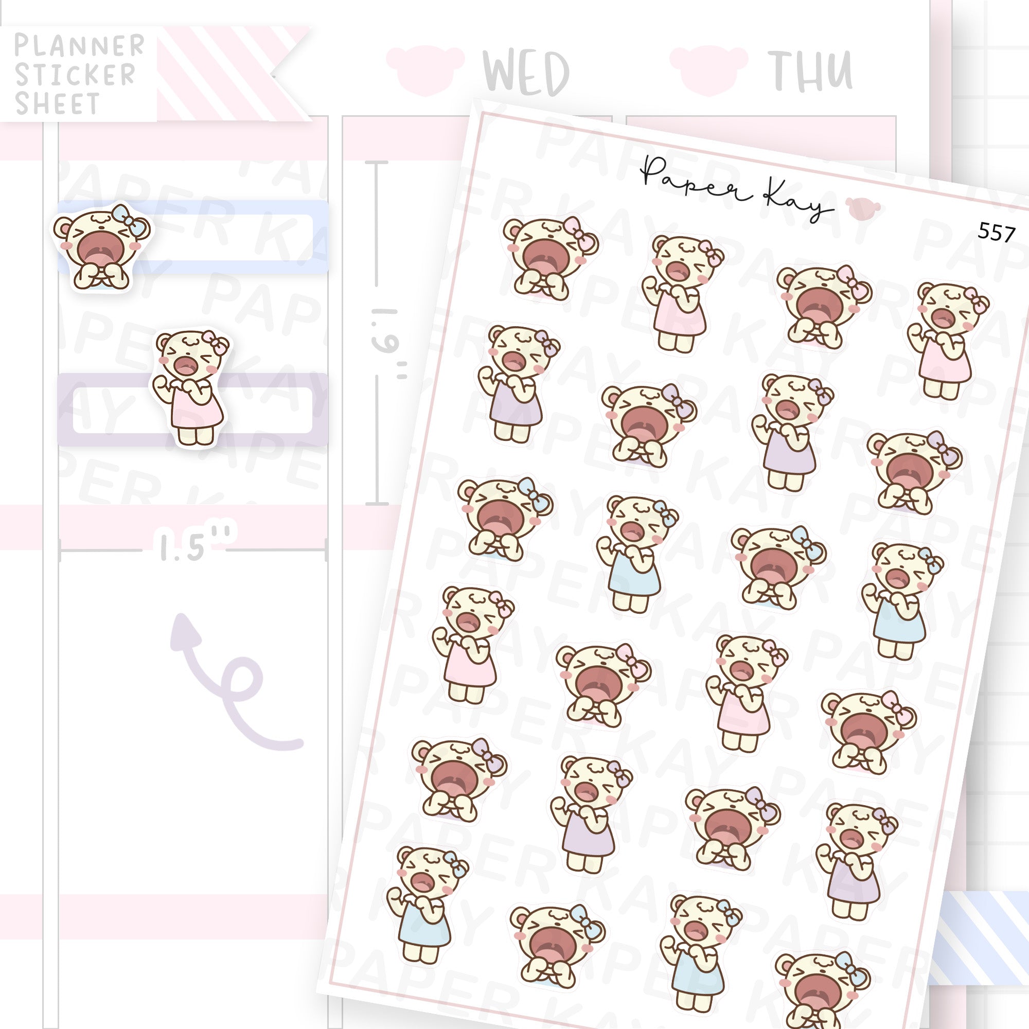 DTB Scream/Anger Sticker Sheet