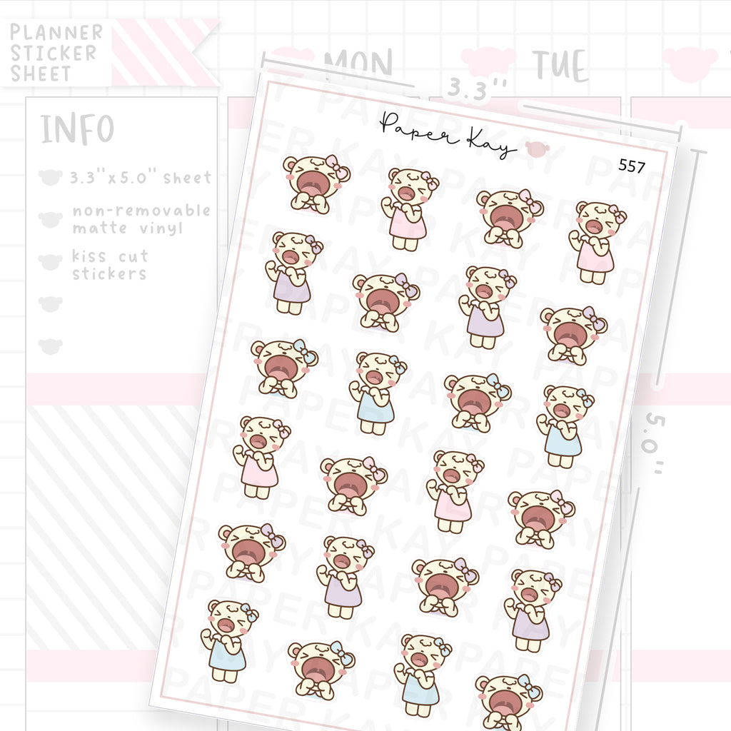 DTB Scream/Anger Sticker Sheet