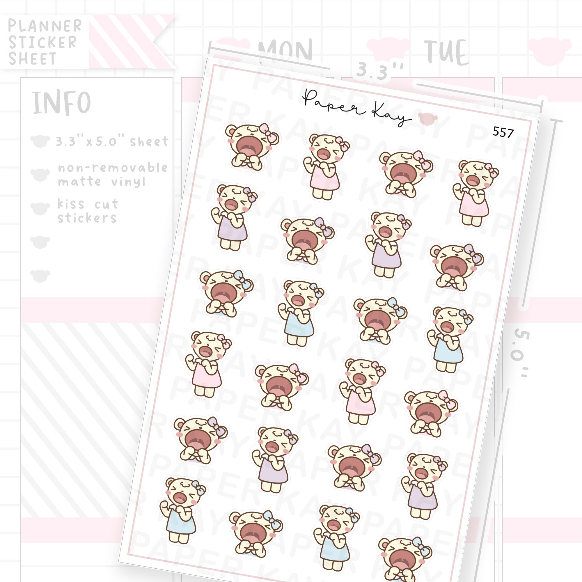 DTB Scream/Anger Sticker Sheet