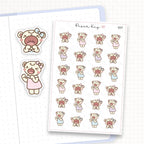 Zoomed in image of the doodles from a character planner sticker sheet.