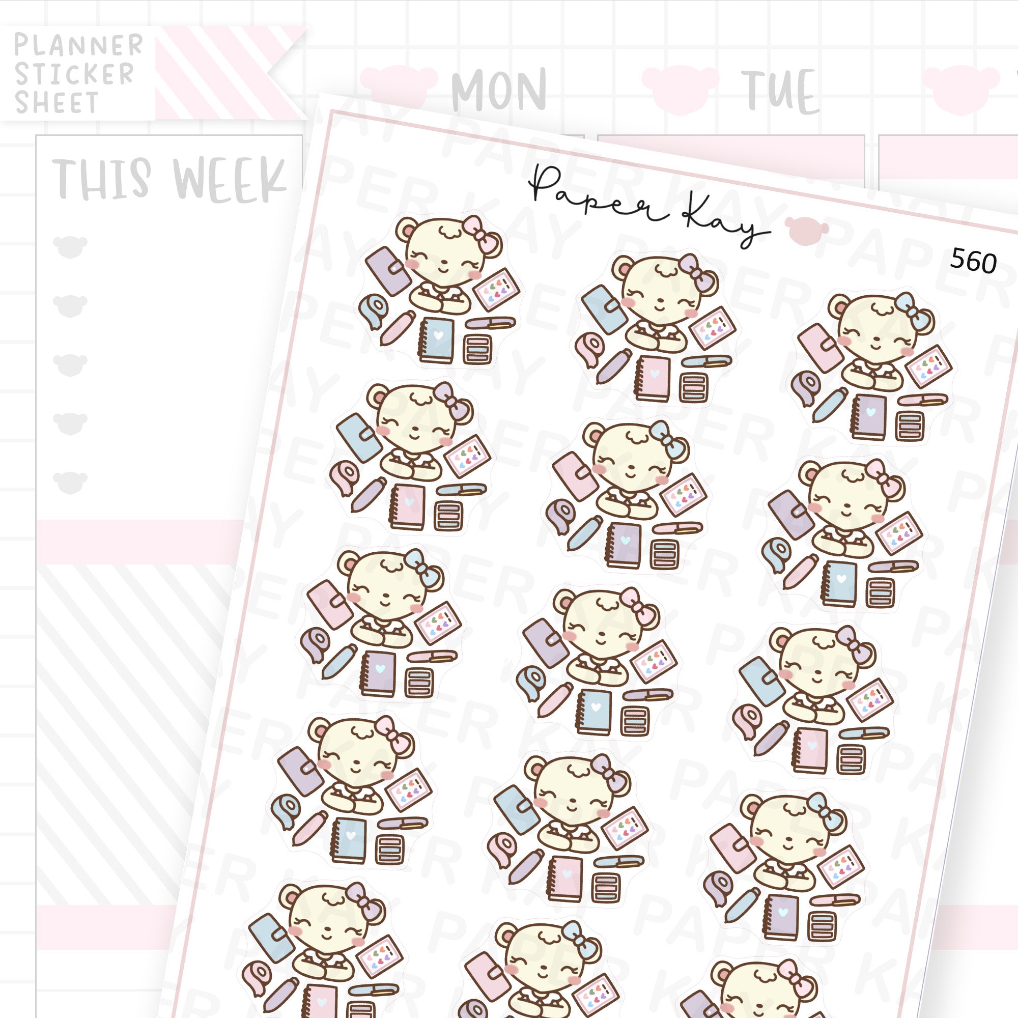 DTB Planner Things Sticker Sheet
