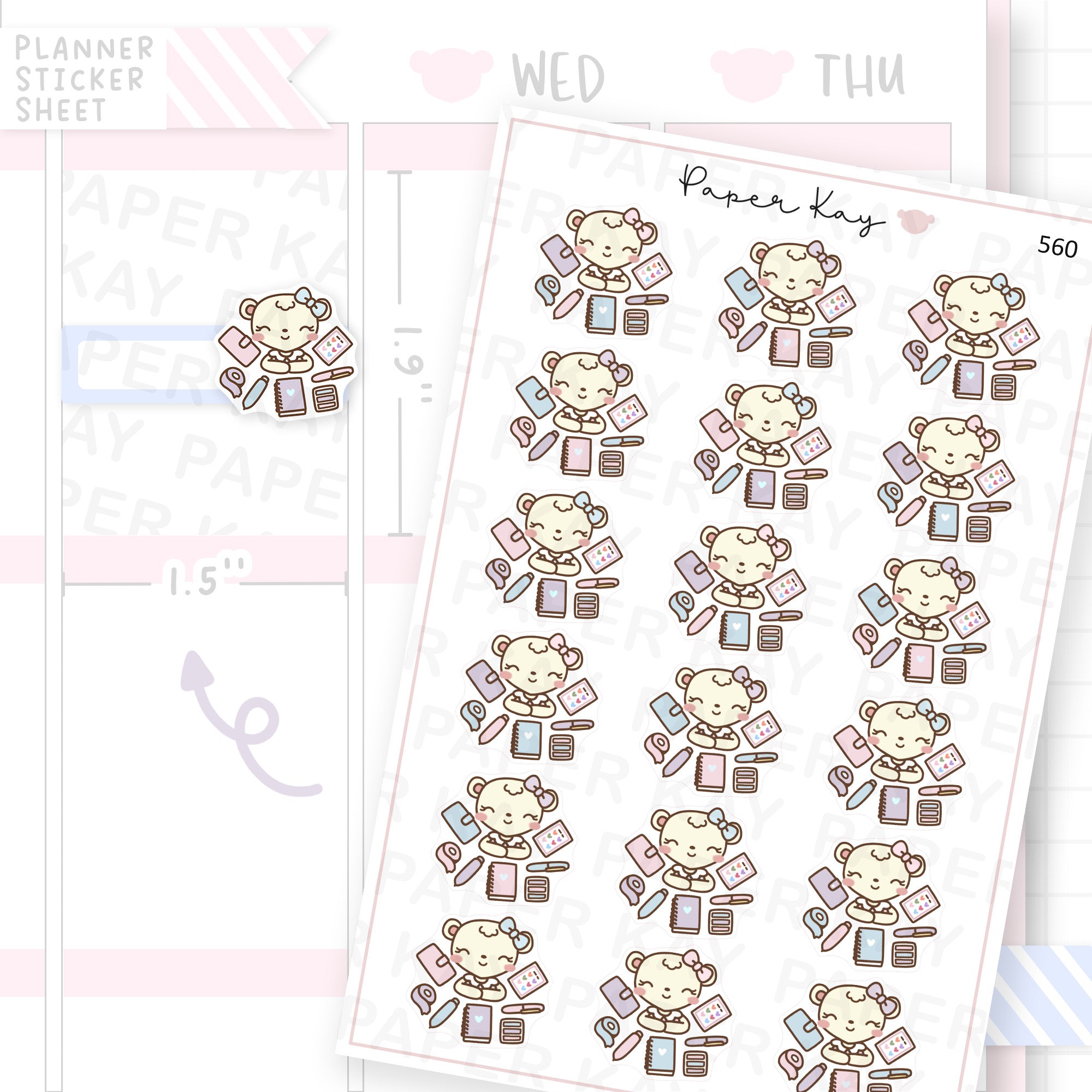 DTB Planner Things Sticker Sheet
