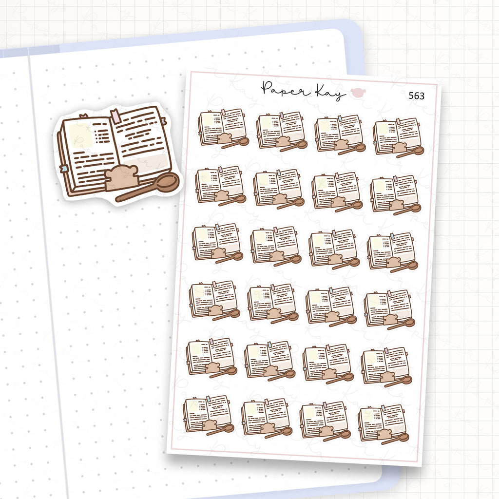 Zoomed in image of the doodles from a character planner sticker sheet.