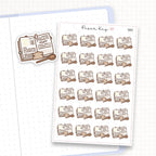 Zoomed in image of the doodles from a character planner sticker sheet.