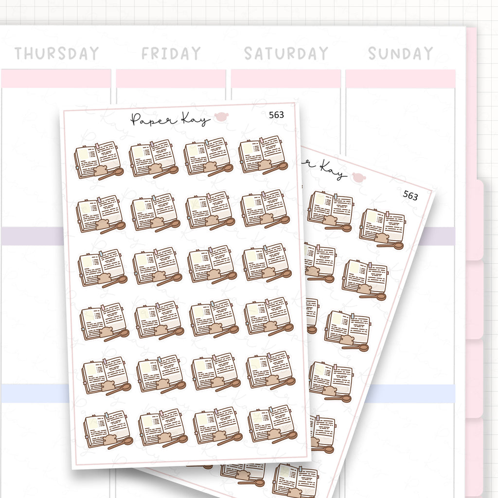 Sticker sheet product measurement.