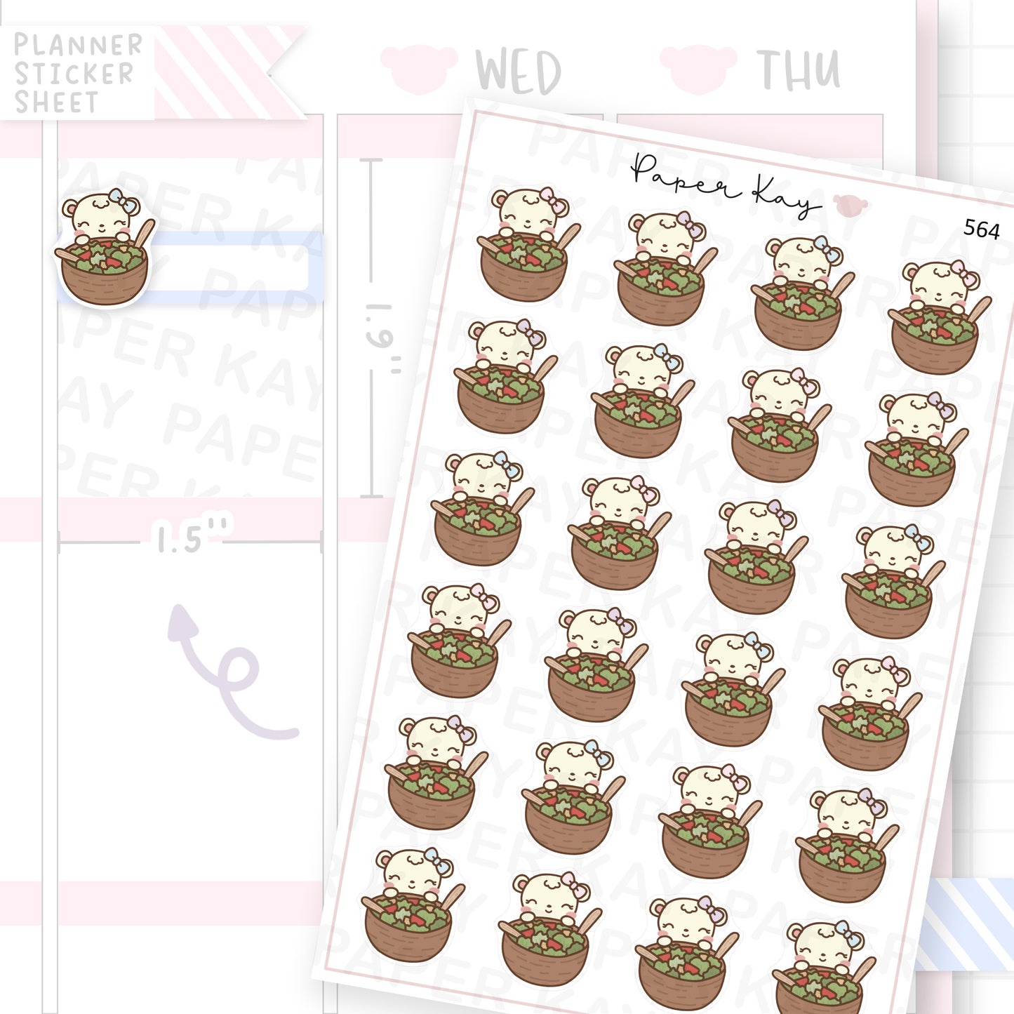 Salad Sticker Sheet