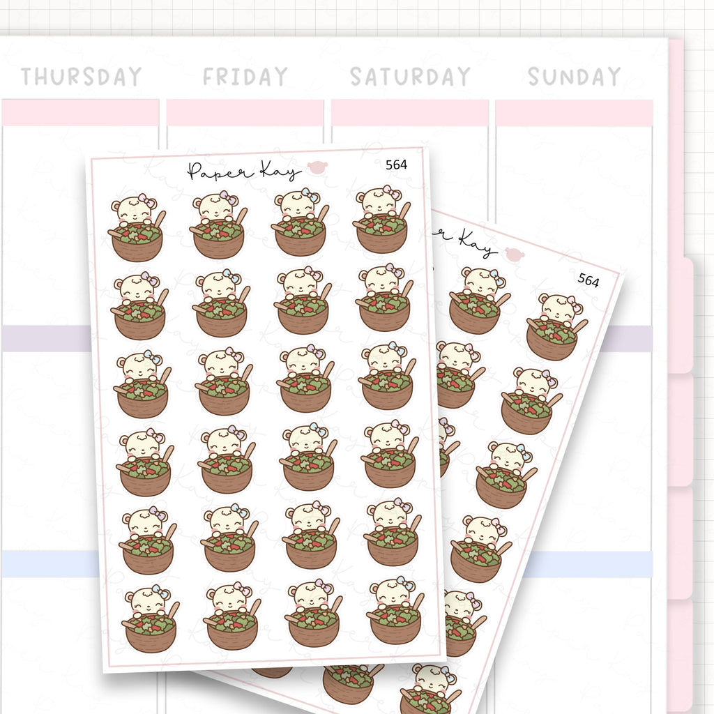 Sticker sheet product measurement.