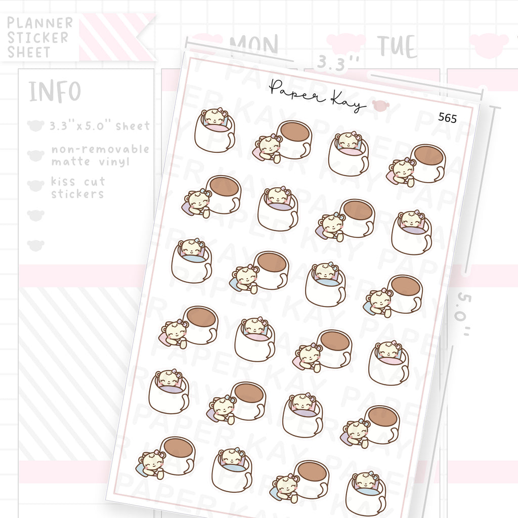 DTB in Mug Sticker Sheet
