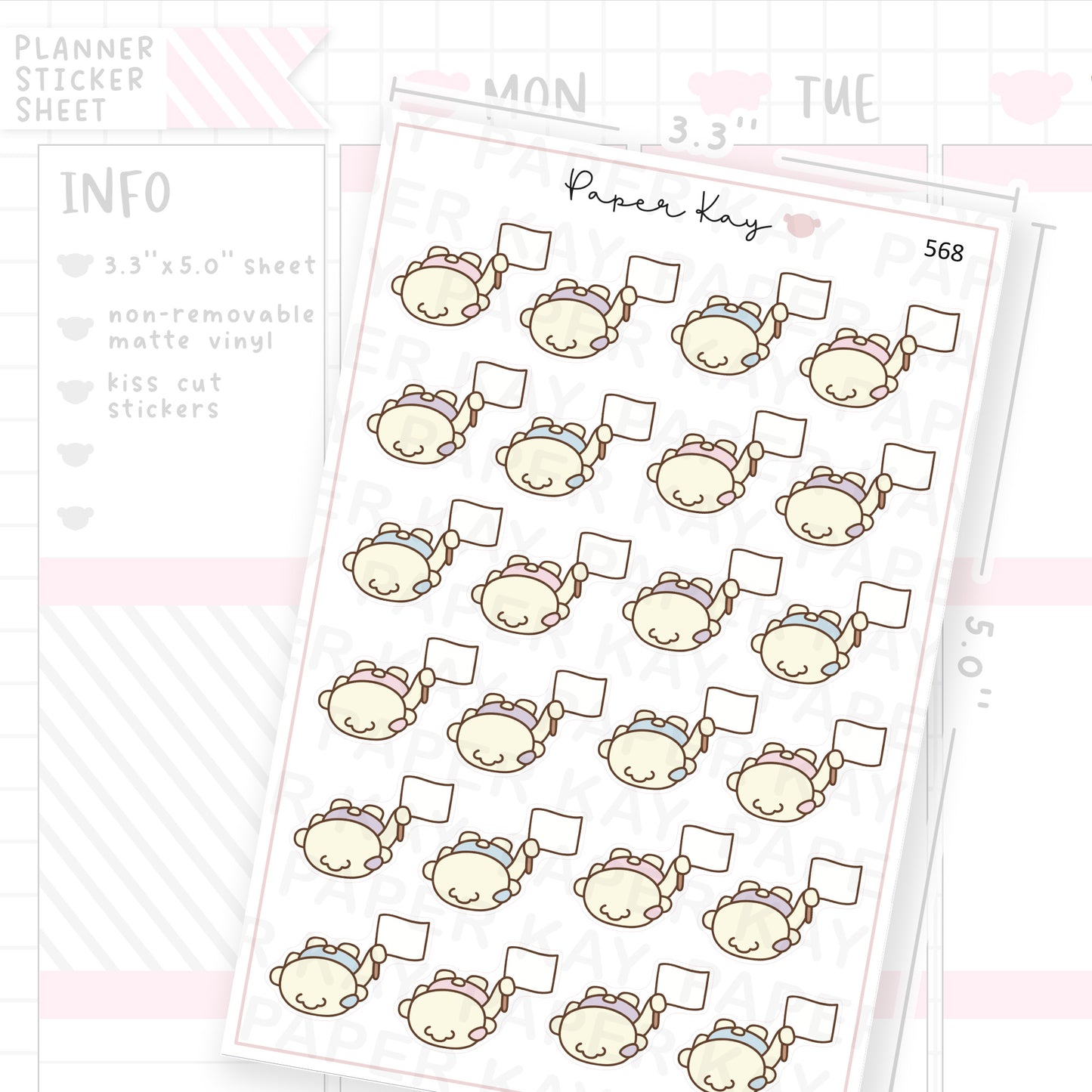 DTB Giving Up Sticker Sheet