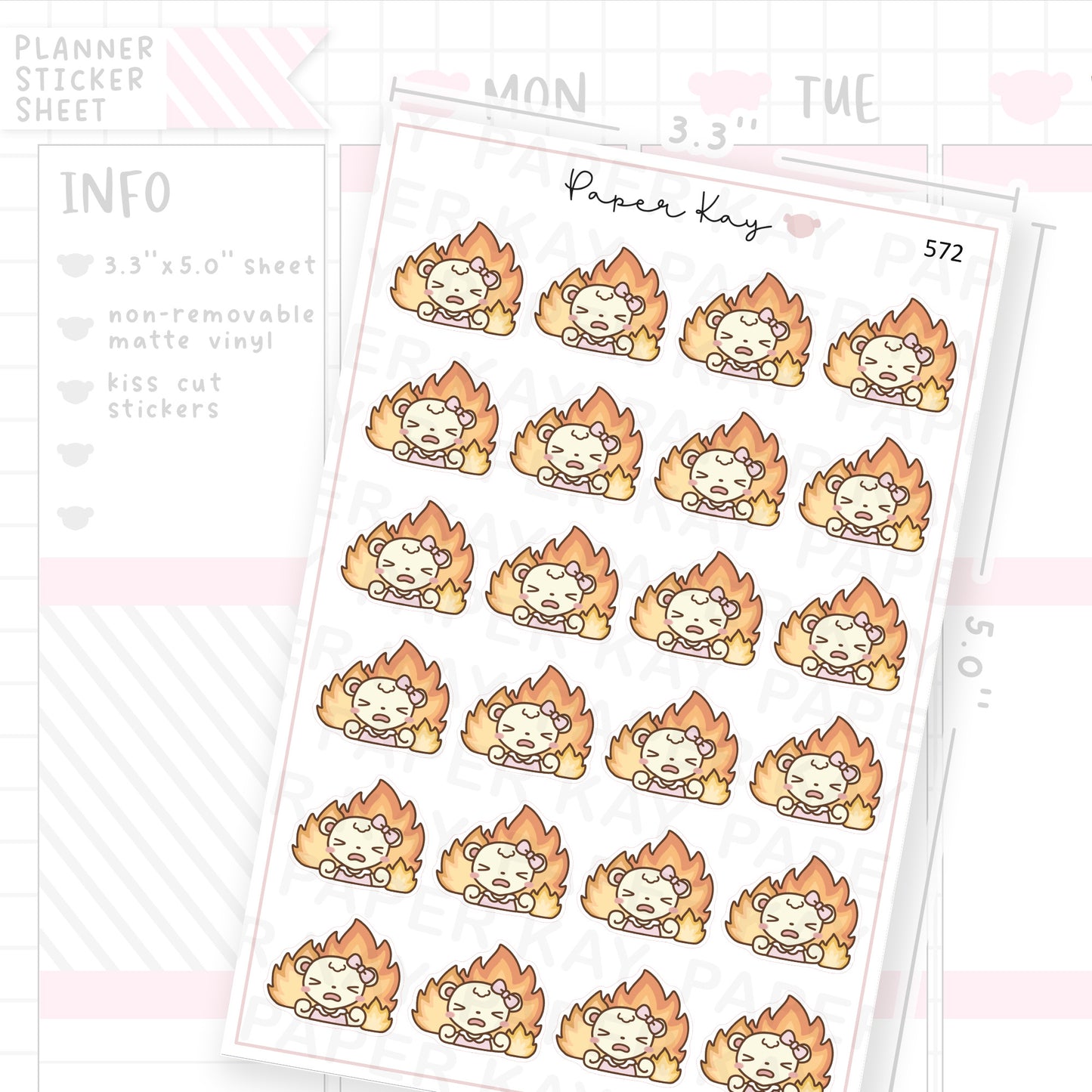 DTB Angry/Frustrated with Rage Sticker Sheet