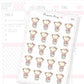 DTB with Pink Cloud Planner Sticker Sheet