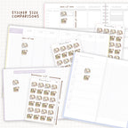 DTB Meal Planning Planner Sticker Sheet