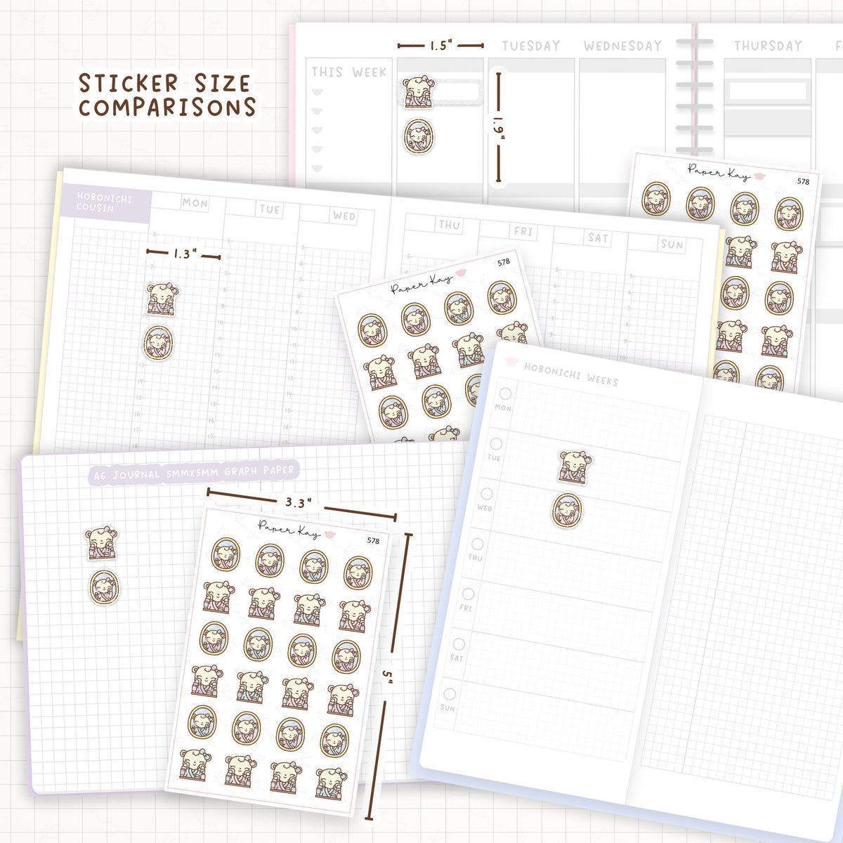 DTB Skincare Routine Planner Sticker Sheet
