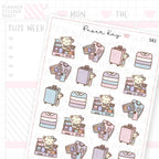 Packing Suitcase/Trip/Holiday/Vacation Planner Sticker Sheet