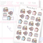 Packing Suitcase/Trip/Holiday/Vacation Planner Sticker Sheet