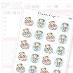 Float on Water in Pool/sea Planner Sticker Sheet