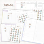 Float on Water in Pool/sea Planner Sticker Sheet