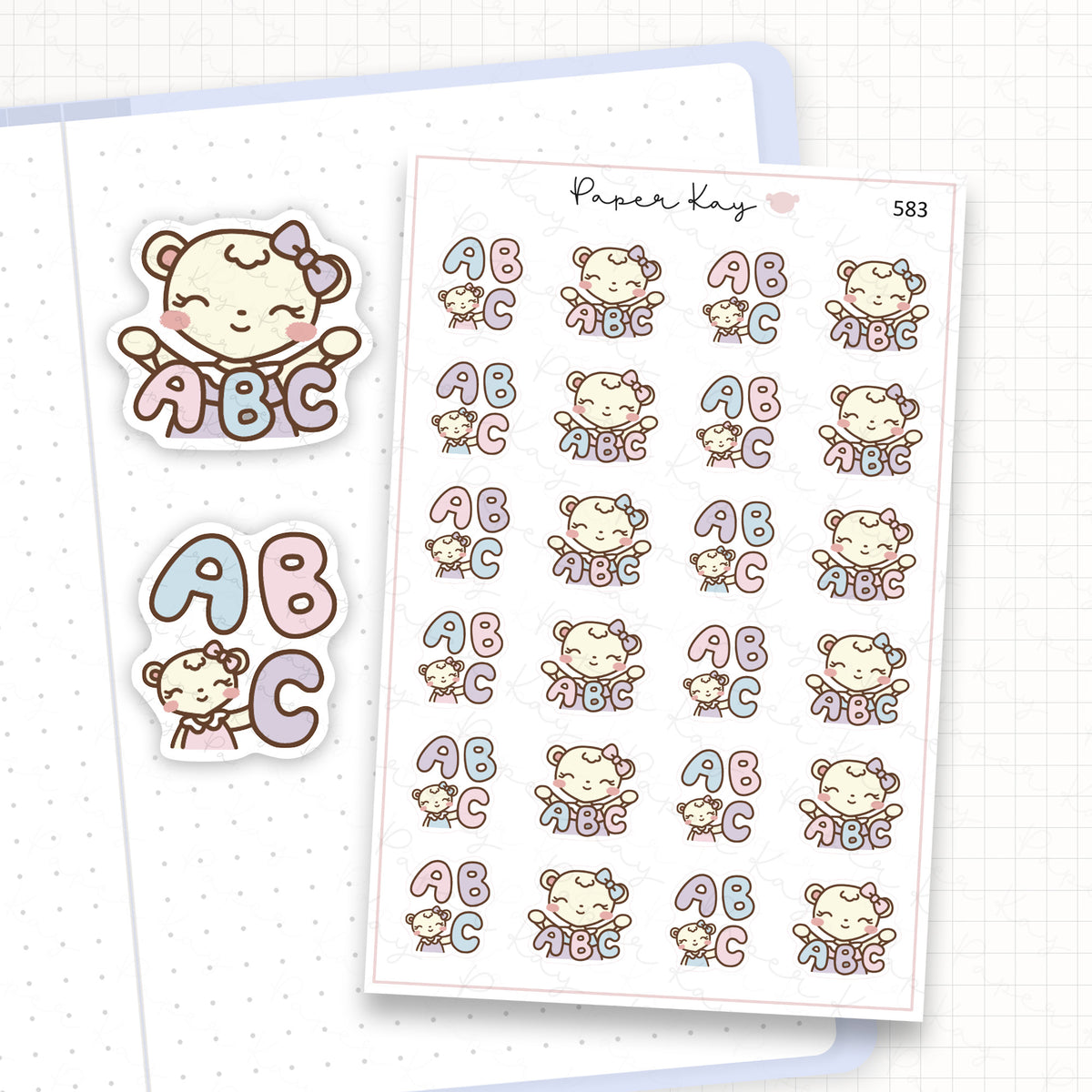 ABC Planner Sticker Sheet