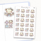 Maths Planner Sticker Sheet