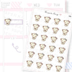 Tired/Exhausted Planner Sticker Sheet