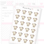 Tired/Exhausted Planner Sticker Sheet