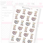 DTB Roller Skating Planner Sticker Sheet