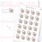DTB Stethoscope/Hospital/GP Appointment Planner Sticker Sheet