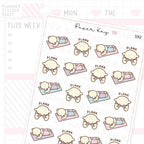 DTB Planking Planner Sticker Sheet