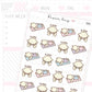 DTB Planking Planner Sticker Sheet