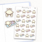 Zoomed in image of the doodles from a character planner sticker sheet.